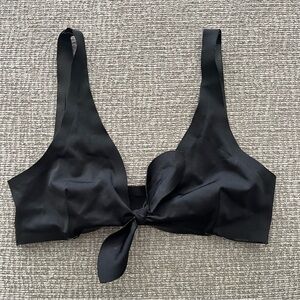 onewith swim Westerly Tie Front Bikini Top | Medium